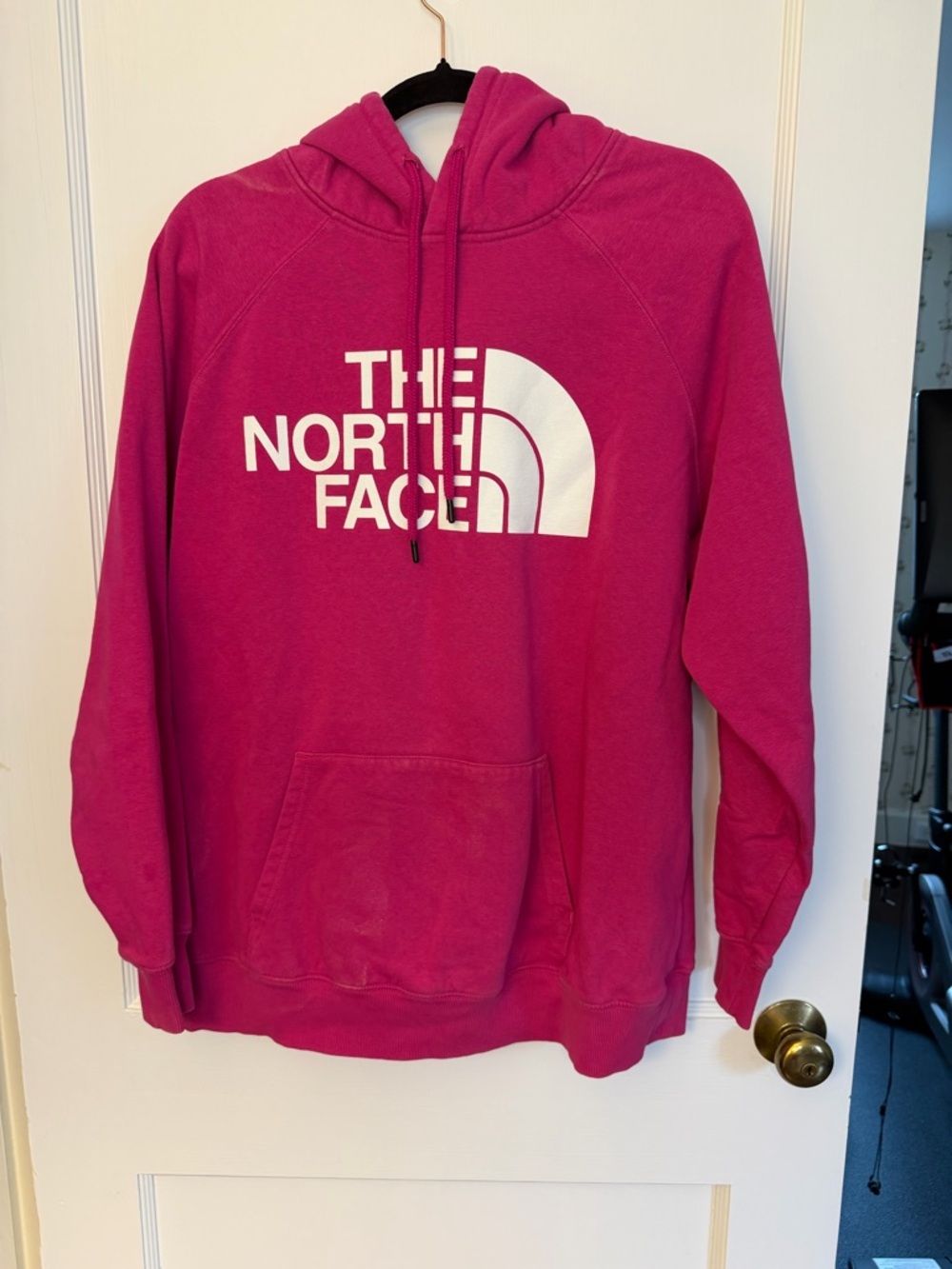 The North Face Pink Pullover Hoodie Women's Size 2X Logo